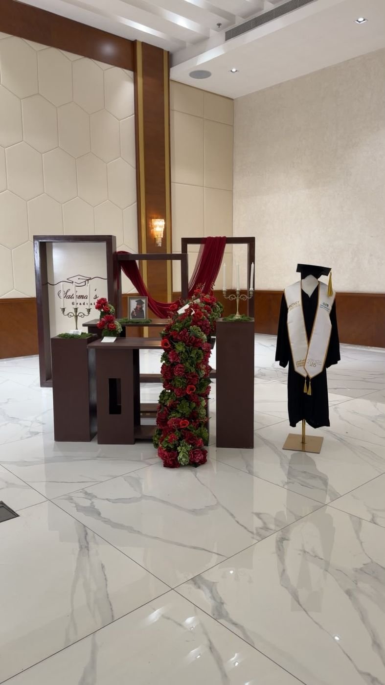 Graduation stage styling
